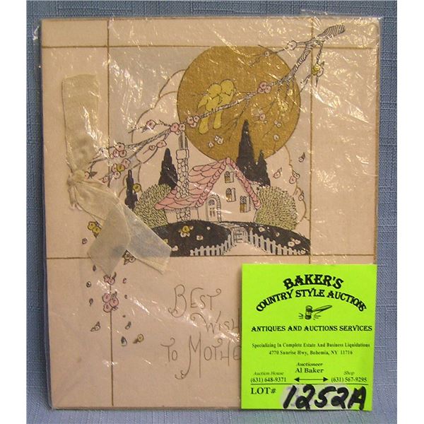 Early "Best Wishes to Mother" card