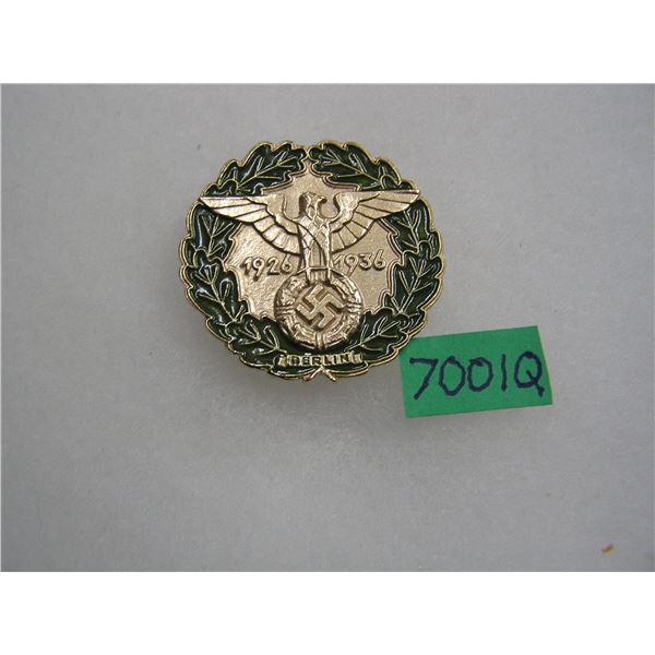 German Gau Berlin commemorative badge WWII style