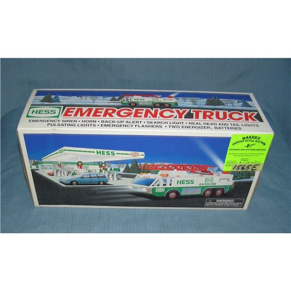 Vintage Hess Emergency Truck with original box