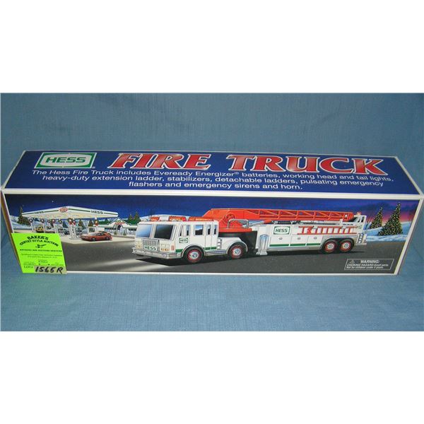 Vintage Hess Fire Truck scarcer Toy