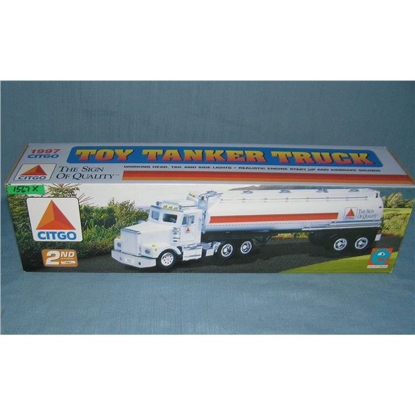 Vintage Citgo toy tanker with original box