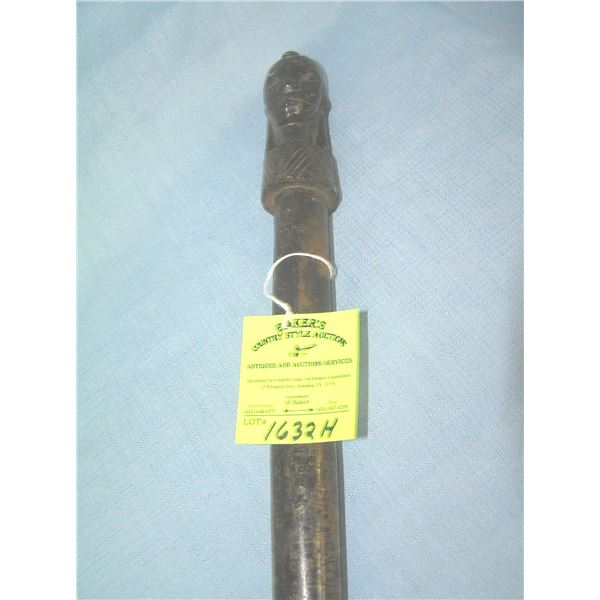 Hand carved African walking stick