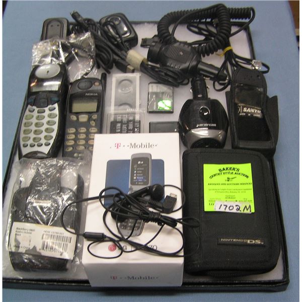 Group of cell phone accessories