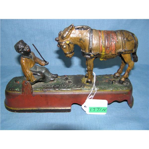 Rare Always did spise a mule Black Americana bank