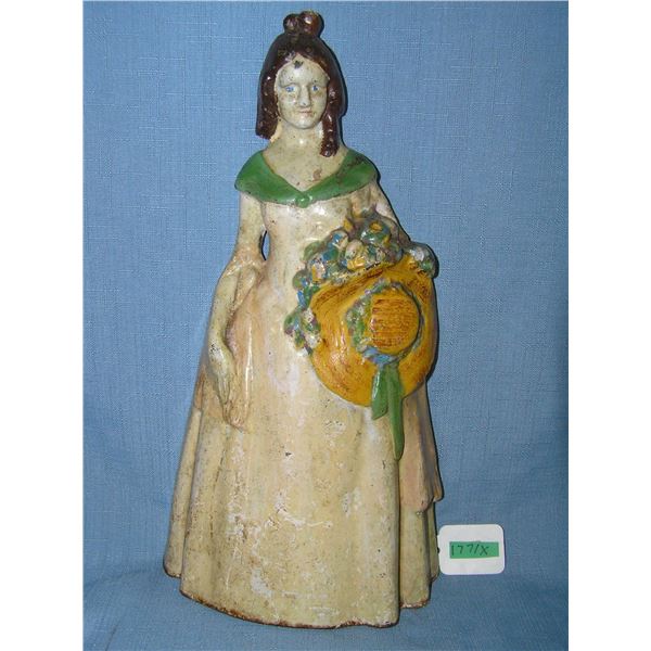 Floral boquet door stop all circa early 1900s