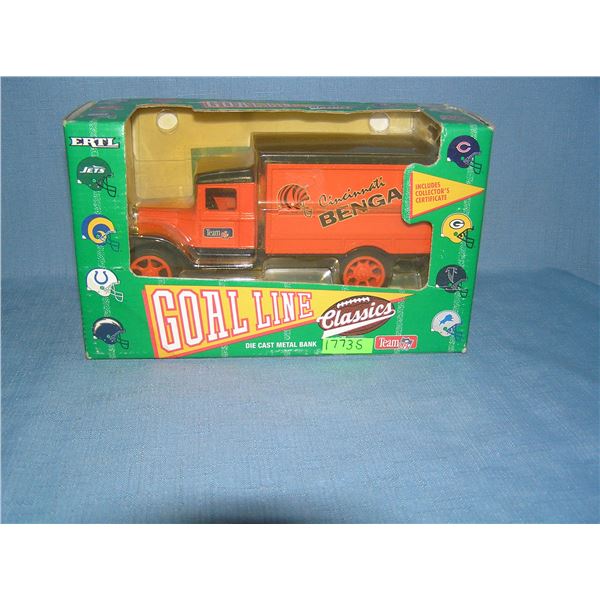 Cincinnati Bengals NFL team truck bank