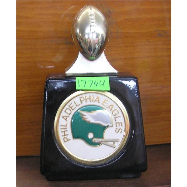 Vintage Philadelphia Eagles football men's cologne decanter