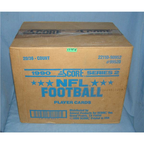 Score NFL football factory sealed case