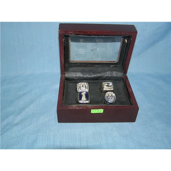 NY Giants Super Bowl replica rings