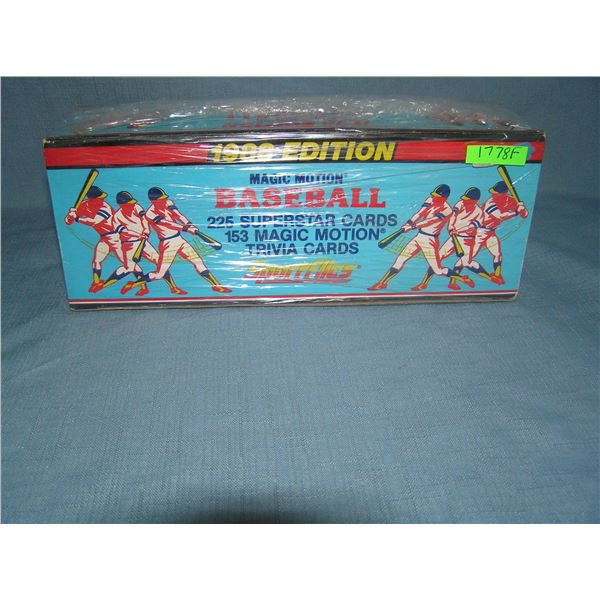 1988 sport flicks factory box of baseball cards