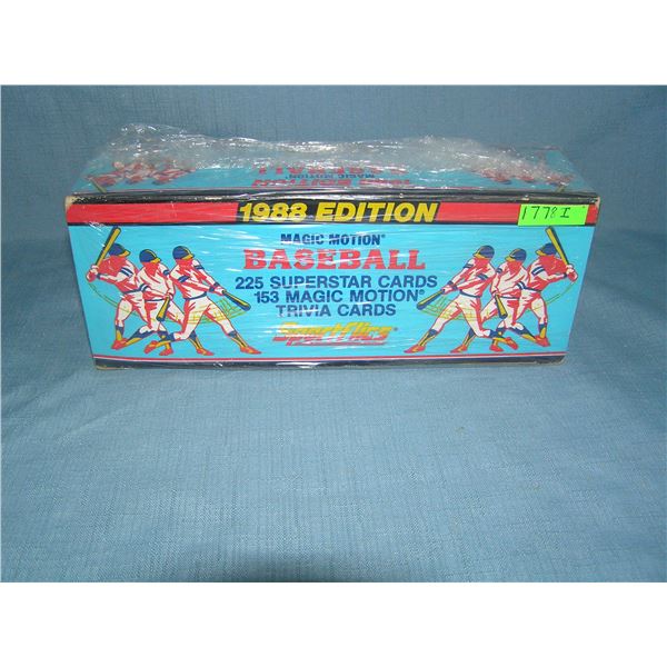 1988 sport flicks factory box of baseball cards