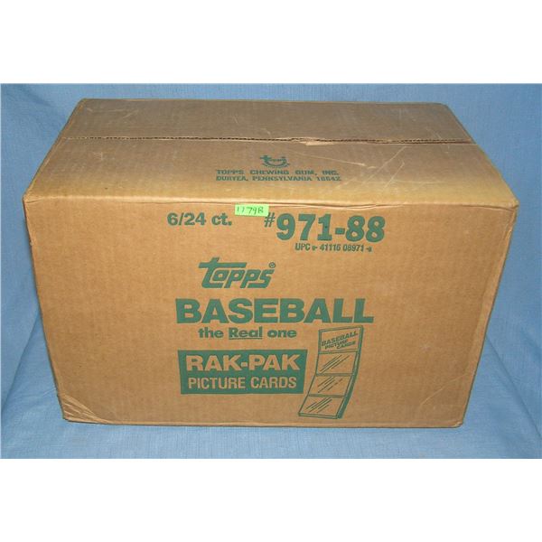 1988 Topps unopened case of baseball cards