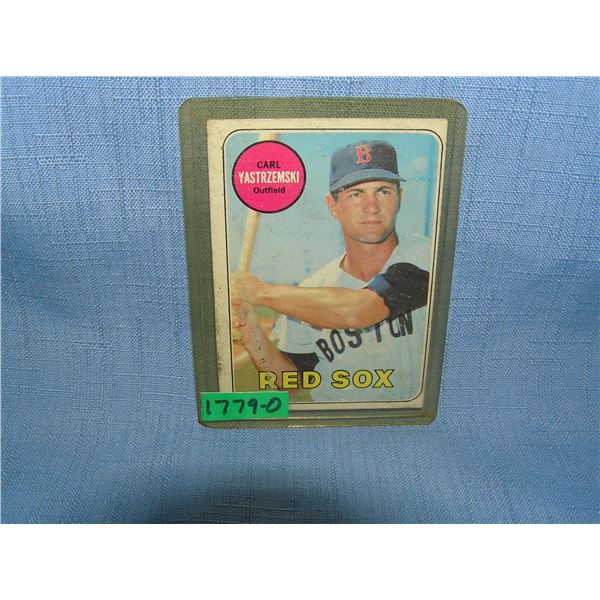 Carl Yastrzemski 1969 Topps baseball card