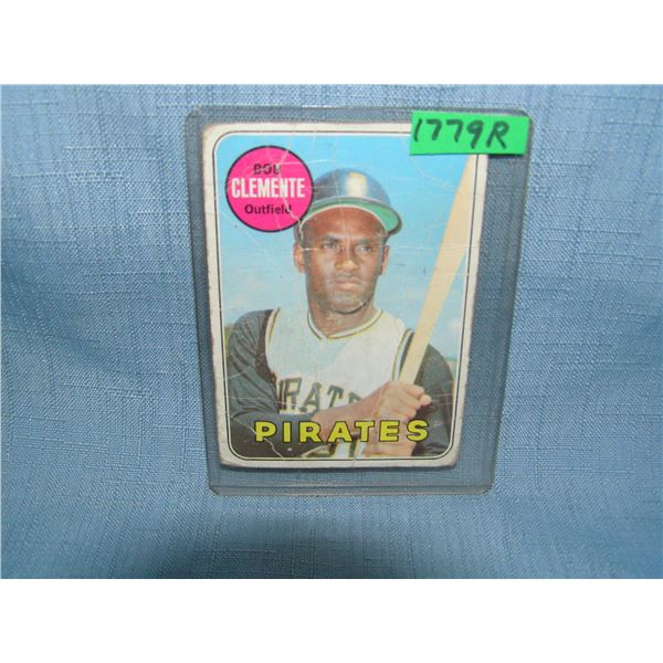 Roberto Clemente1969 Topps baseball card
