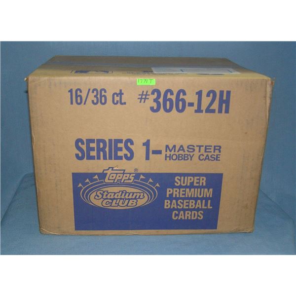 1992 Topps factory sealed baseball card unopened master case