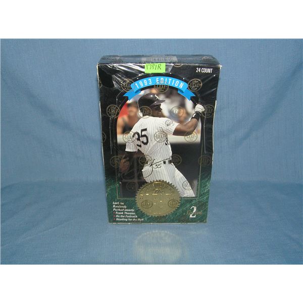 Factory sealed Leaf wax box with Frank Thomas cover
