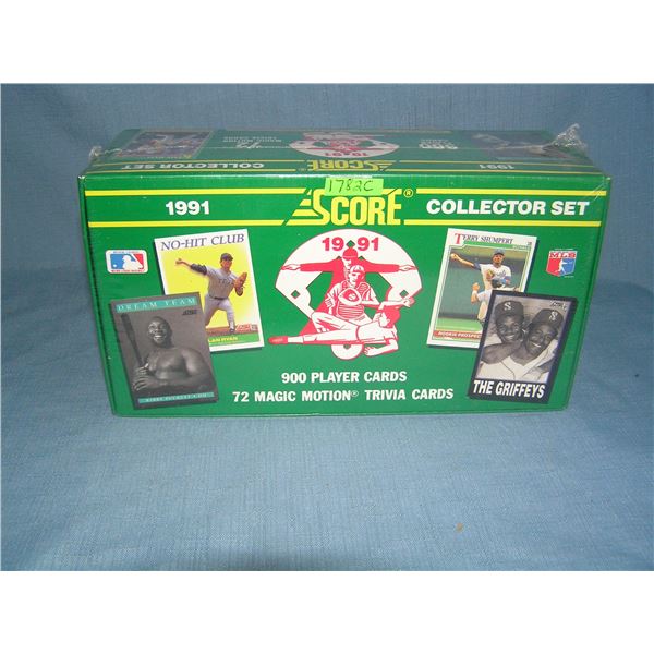 1991 Score factory sealed baseball  card collector's set