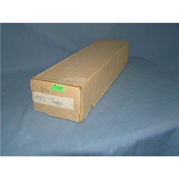 1987 Topps baseball card set with Bonds rookie