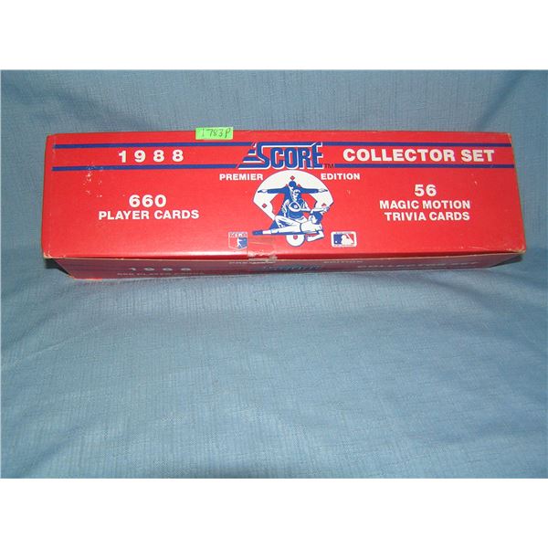 1988 Score factory baseball card set