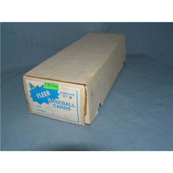 1989 Fleer baseball card set with Ken Griffey Jr. rookie