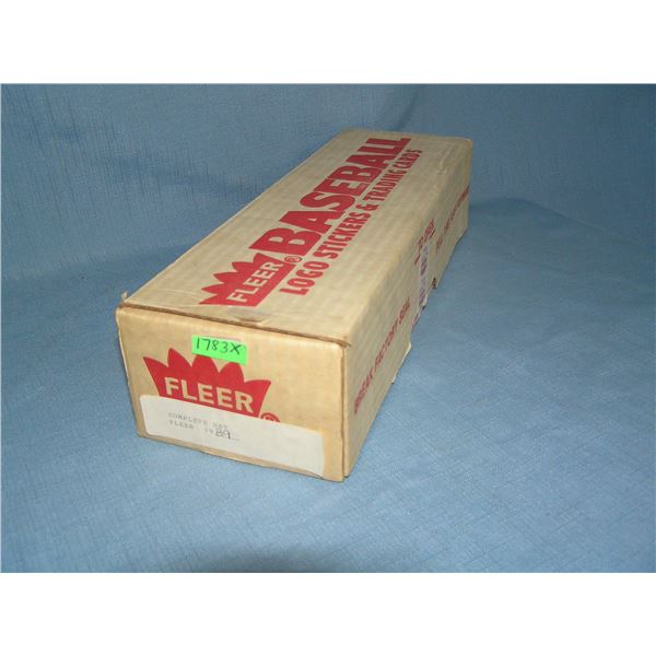 1989 Fleer baseball card set