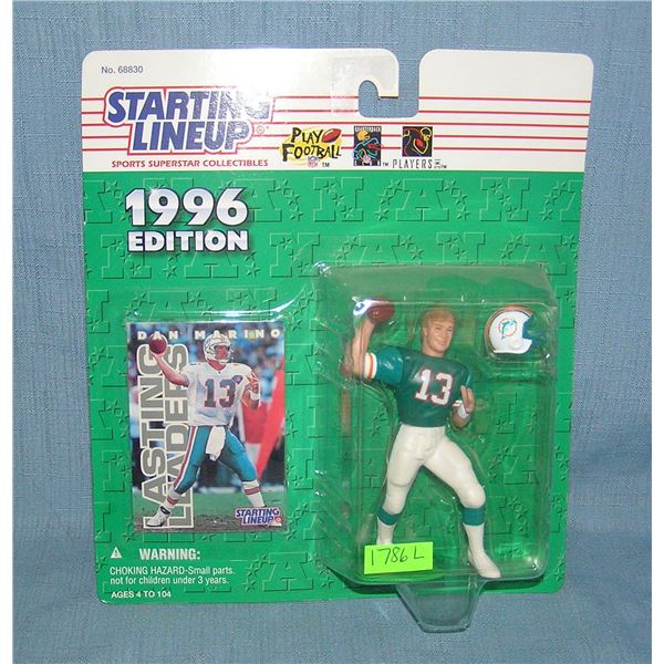 Dan Marino all star football figure and football card