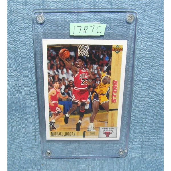 Michael Jordan all star sticker card