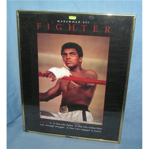 Muhammad Ali the fighter limited edition poster