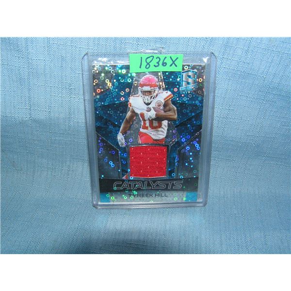 Tyreek Hill 2nd year all star football card