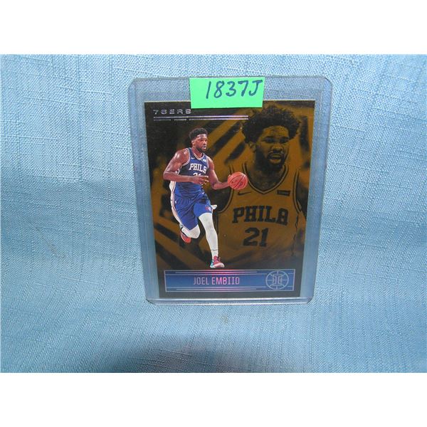 Joel Embiid all star basketball card
