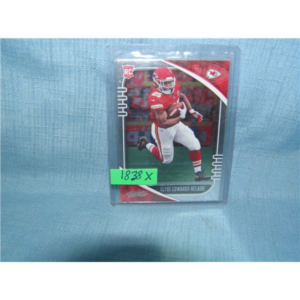 Clyde Edwards-Helaire rookie football card