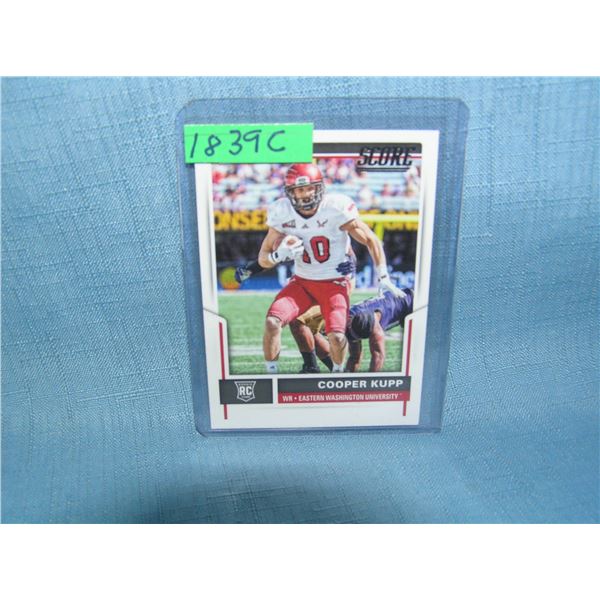 Cooper Kupp rookie football card