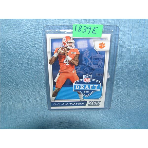 Deshaun Watron rookie football card