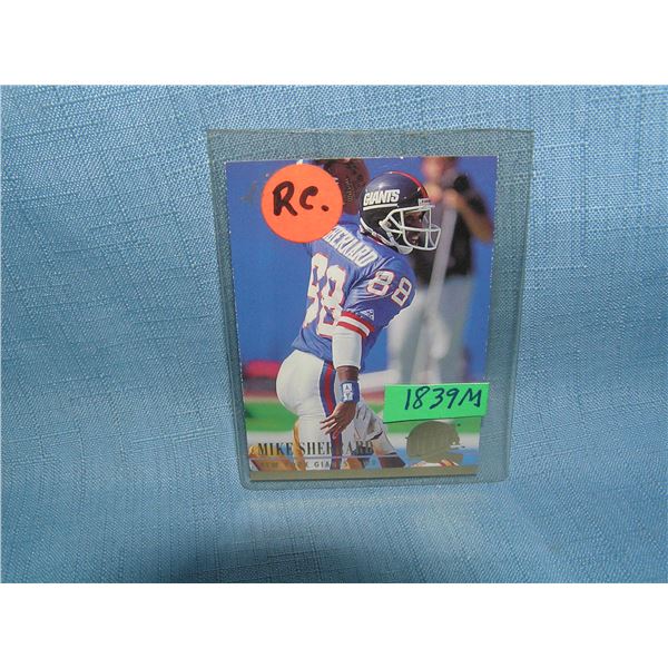 Mike Sherrard rookie football card