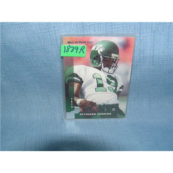 Keyshawn Johnson rookie football card