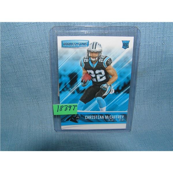 Christian McCaffrey all star ookie football card