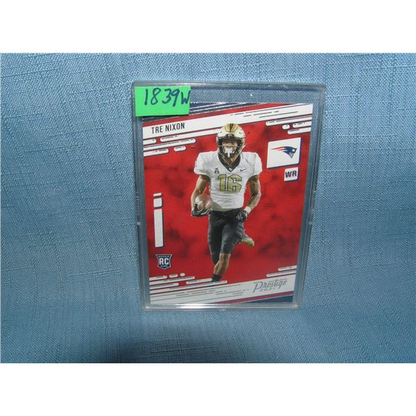 Tre Nixon all star rookie football card