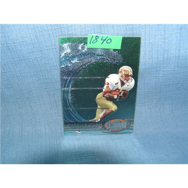 Warrick Dunn rookie football card