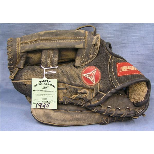 Vintage leather baseball glove by Regent