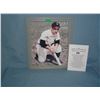 Image 1 : Autographed Yogi Berra 8 by 10 color photo with COA