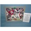 Image 1 : Autographed Joe Montana 8 by 10 color photo with certificae of authenticity