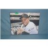 Image 1 : Willie Mays autographed  8 by 10 color photo with certificae of authenticity