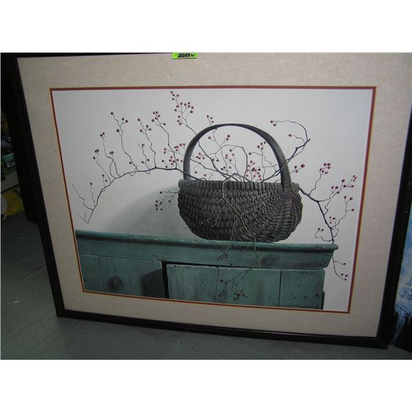 Modern print artist signed