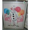Image 1 : Artist signed clown art work