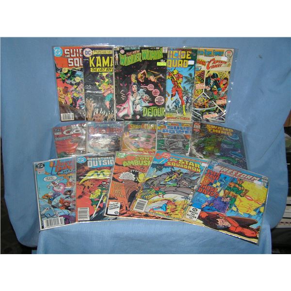 Collection of vintage DC Comic Books features Wonder Woman, Sucuide Squad and More