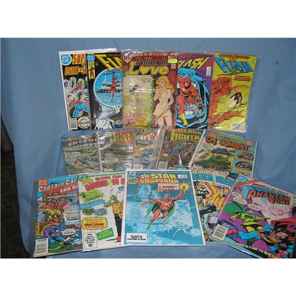 Collection of DC Comic Books inc. Freedom Fighters, Flash, Black Lightning, GI Combat, with Joe Kube