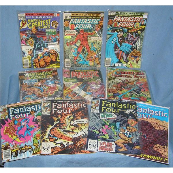 Group of vintage Fanastic 4 Comics