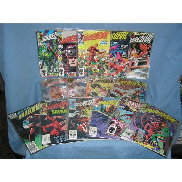 Collection of vintage Dare Devil Comic Books