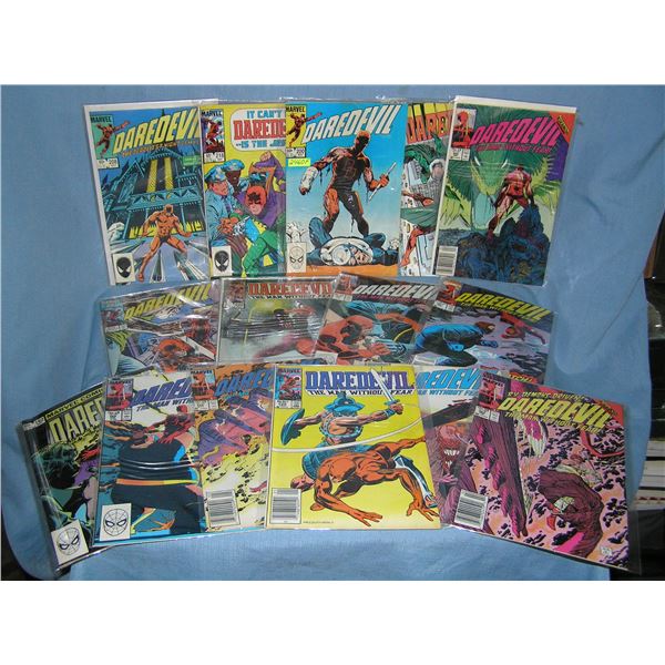 Collection of vintage Dare Devil Comic Books