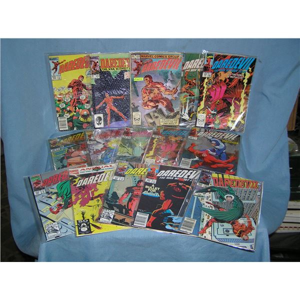 Collection of vintage Dare Devil Comic Books